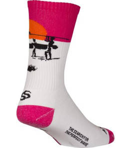 The Endless Summer Coolmax Cycling Socks White
