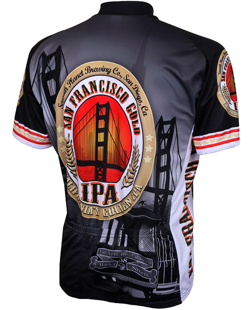 San Francisco Gold IPA Mens Cycling Jersey Men's Cycling Jerseys