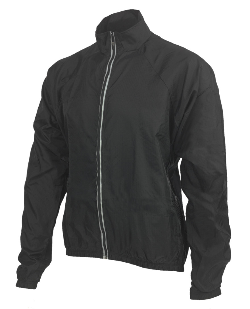 Ecycle Reflective Windbreaker Jacket Black Mens